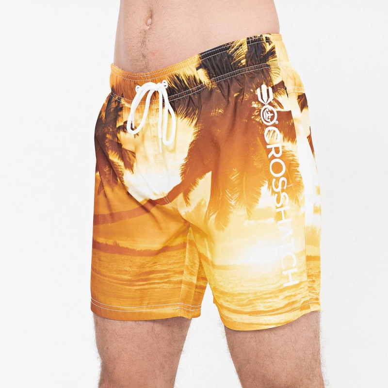 Image of Crosshatch Crosshatch Men Beach Dream Swim Shorts Size: 34 Multi 34 Male 5052554842709