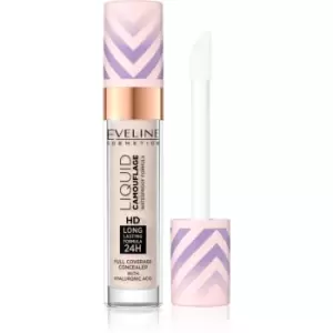 Image of Eveline Cosmetics Liquid Camouflage Waterproof Concealer with Hyaluronic Acid Shade 01 Light Porcelain 7,5 ml