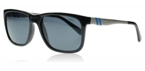 Image of Polo Ralph Lauren PH4088 Sunglasses Black / Silver 500187 55mm