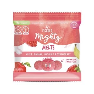 Image of Piccolo Organic Apple Banana Strawberry Yoghurt Melts 1y+ 6g