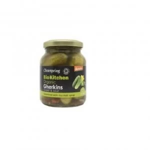 Image of Clearspring Organic Gherkins Sweet & Sour Demeter 350g
