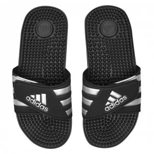 Image of adidas adidas Adissage Ladies Sliders - Black/Silver