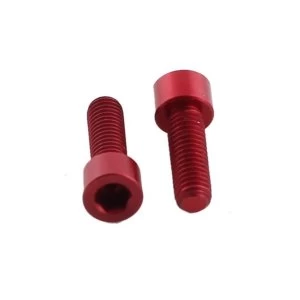 Image of ETC Alloy Bolts Coloured Cheese Head (4) M5 x 15mm Red