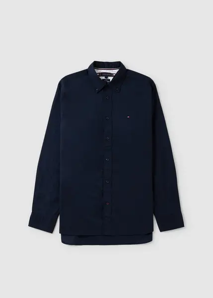 Image of Tommy Hilfiger Core Flex Poplin Shirt Desert Sky L