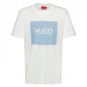 Image of Hugo Boss Dolive 212 Logo T-Shirt White Size L Men