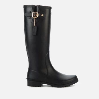 Image of Coach Womens Riley Tall Wellies - Black - UK 5