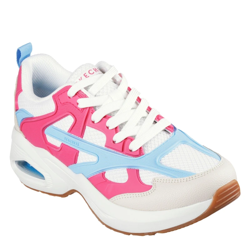 Image of Skechers M-Uno White/Blue/Pink female 2 (35)