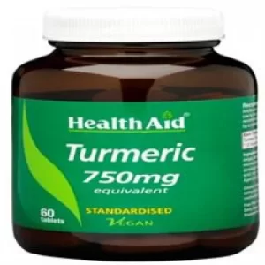 Image of HealthAid Turmeric (Curcumin) 750mg 60 tablet