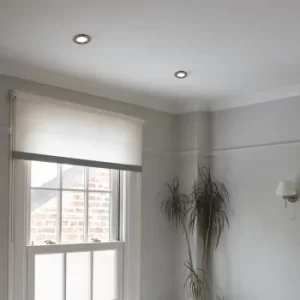 Image of Pack of 6 MiniSun Tiltable Fire Rated Downlights in Black Chrome