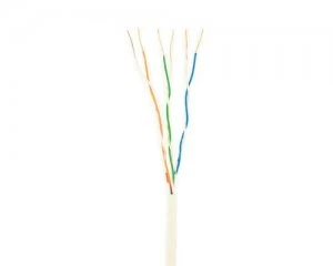 Image of Labgear 3 Pair 6 Core Round White CW1308 Telephone Cable - 10 Meter