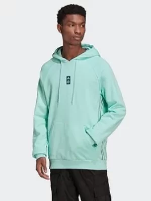 Image of adidas Atlanta United FC Travel Hoodie, Light Green Size M Men