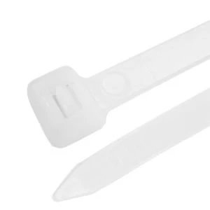 Image of BQ White Cable Ties L200mm Pack of 200