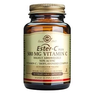 Image of Solgar Ester C Plus 500 mg Vitamin C Vegetable Capsules 100 vegicaps