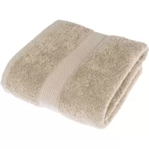 Image of HOMESCAPES Turkish Cotton Stone Bath Towel - Stone