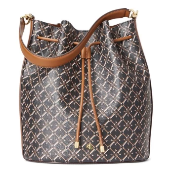 Image of Lauren by Ralph Lauren Lauren Ralph Lauren Andie 22 Bucket Bag - Tan Heritage