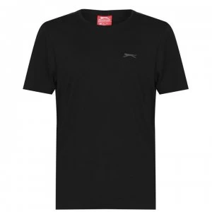 Image of Slazenger Plain T Shirt Mens - Black