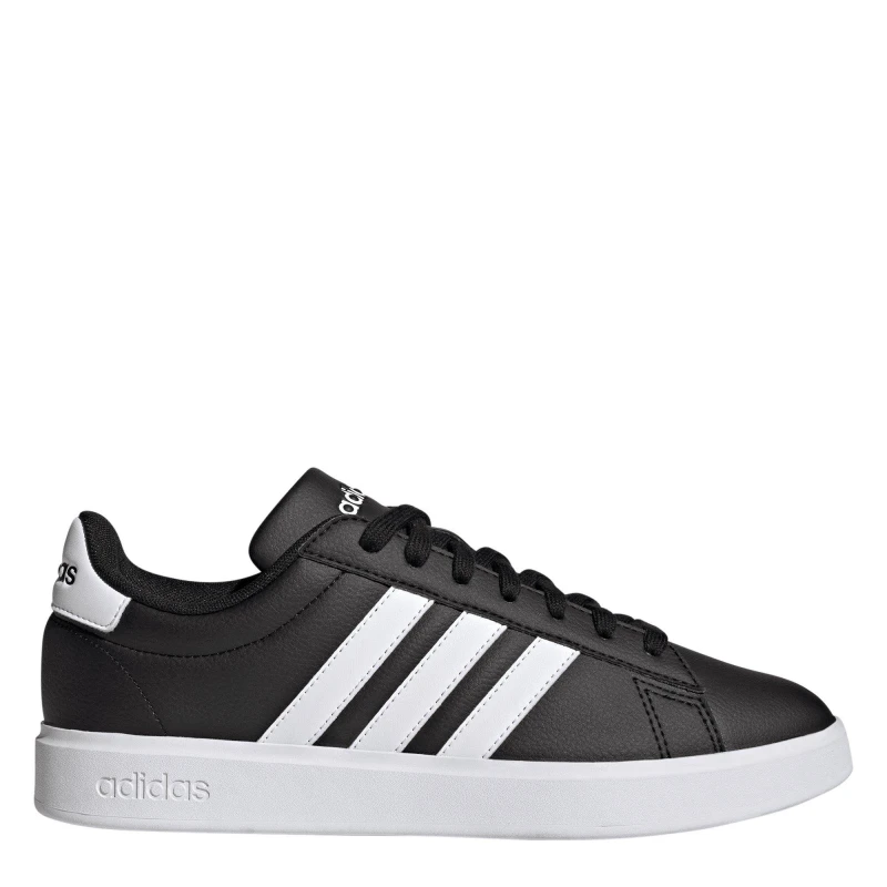 Image of adidas Grand Court Base 2 Trainers Mens Low Trainers 7 (40.7) Black 12318140270