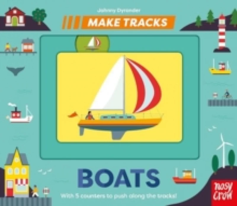Image of Make Tracks: Boats Board book