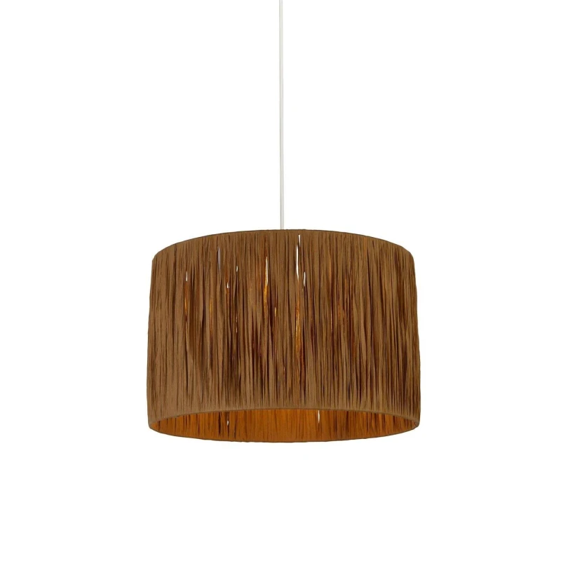 Image of SO'HOME 35cm Raffia Lampshade in Natural Natural ONE SIZE