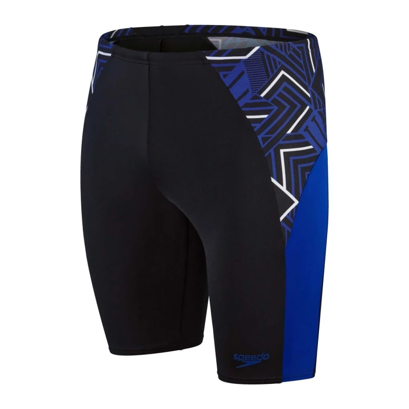 Image of Speedo ECO Endurance+ Splice Jammer Shorts Black Blue male 26 inch