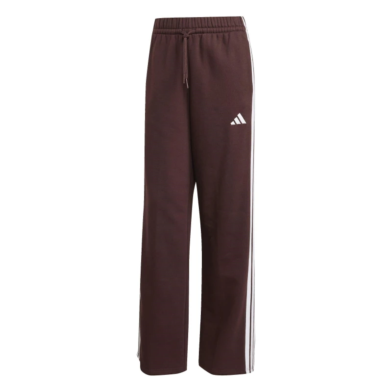 Image of adidas Essentials Wide Leg Fleece Pant Womens Brown female S (8-10)