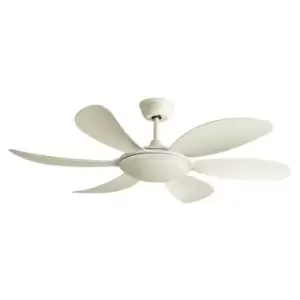 Image of Cristal Record Tanik LED DC Ceiling Fan CCT White