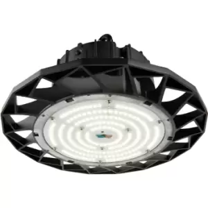 Image of High Bay IP65 Emergency Pendant Light - 150W Daylight White LED - Matt Black