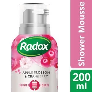 Image of Radox Feel Vivacious Shower Mousse 200ml