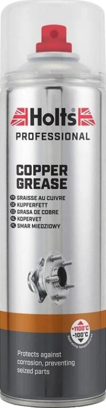Image of Holts Copper Grease Spray Lubricant Protects Anti Corrosion 500Ml