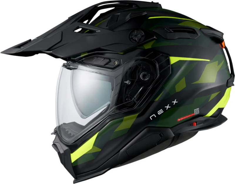 Image of Nexx X.WED3 Trailmania Green Neon Matt Adventure Helmet Size 2XL