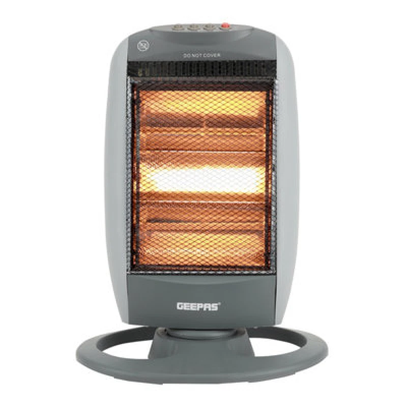 Image of Geepas 1200W Halogen Heater Portable Instant Heating With 3 Heat Settings