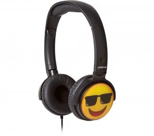 Image of Groov-e EarMOJIs Cool Face Kids Headphones