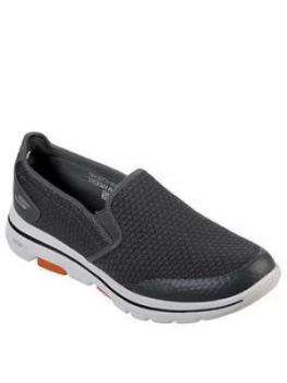 Image of Skechers Gowalk 5 Slip On Trainers - Charcoal