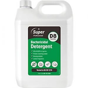 Image of Super Professional Products D8 Washing Up Liquid Bactericidal 5L