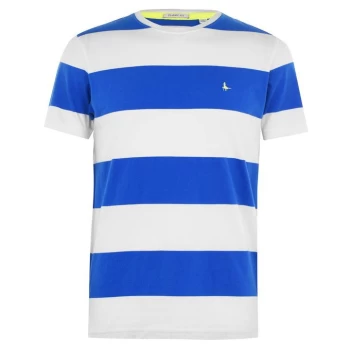 Image of Jack Wills Churston Stripe T-Shirt - Deep Blue
