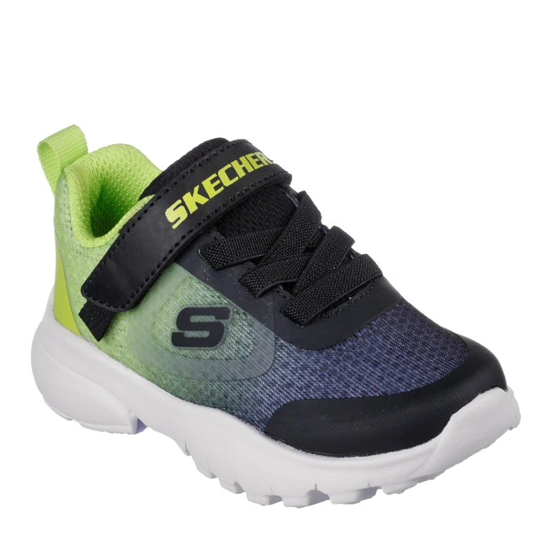 Image of Skechers Razorflex Black/Lime unisex C4 (20.5)