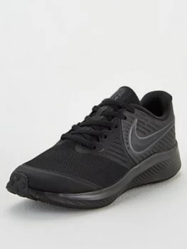 Image of Nike Childrens Star Runner 2 Trainers - Black, Size 3