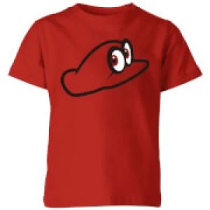 Image of Nintendo Super Mario Odyssey Cappy Kid's T-Shirt - Red - 9-10 Years