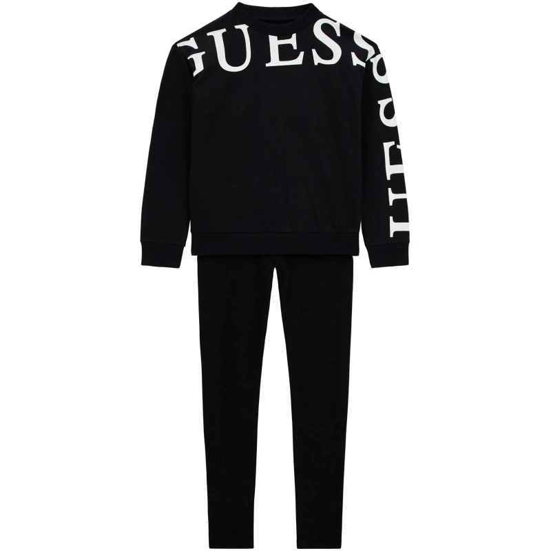Image of Guess Guess 2 PC Set - Black 7 - 8 Years