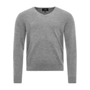 Image of Slazenger 1881 Sean Cashmere V Neck Jumper - Grey