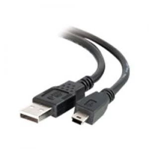 Image of C2G 1m USB 2.0 A to Mini-b Cable