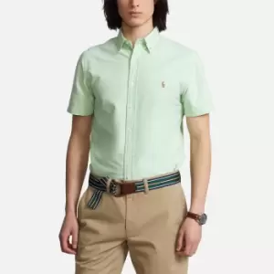 Image of Polo Ralph Lauren Mens Classic Oxford Short Sleeve Shirt - Oasis Green - M