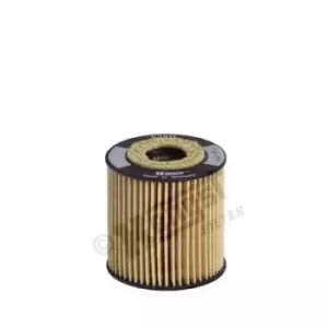 Image of Oil Filter Insert Without Gasket Kit E30H D51 by Hella Hengst