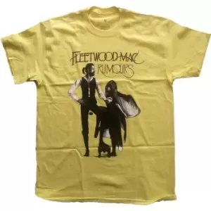Image of Fleetwood Mac - Rumours Unisex XX-Large T-Shirt - Yellow