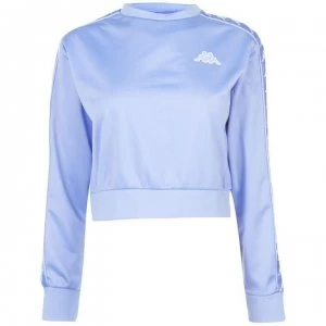 Image of Kappa Ahmis Crop T Shirt - Violet/White