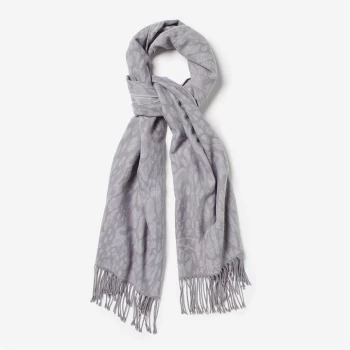 Image of Biba BIBA Leopard Print Scarf - Grey