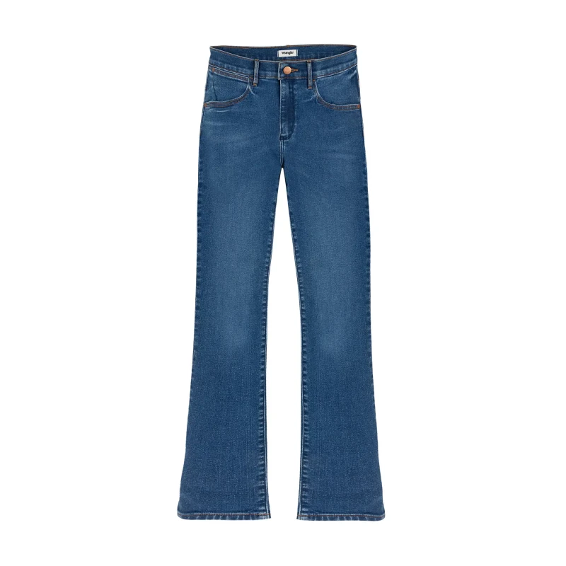 Image of Wrangler Womens jeans Wrangler Bootcut Bleu Female 26x32