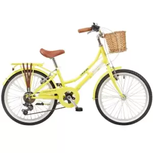 Image of Viking Belgravia Girls Traditional Heritage 20" Wheel 6 Speed Bike - Lemon