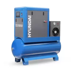 Image of Hyundai 10hp 500L Permanent Magnet Screw Air Compressor with Dryer and Variable Speed Drive HYSC100500DVSD
