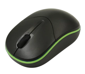 Image of Silvertec QB110 Wireless Mouse- Green/Black